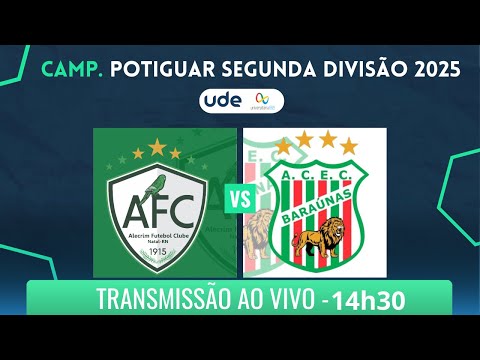 [🔴 AO VIVO] ALECRIM x BARAÚNAS – CAMPEONATO POTIGUAR SEGUNDA DIVISÃO 2025 – 29/10/2025