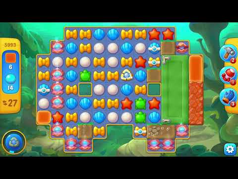 [FISHDOM Walkthrough] Level 5993 (Qua màn - Fishdom)