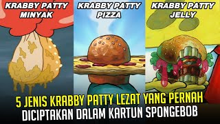 5 Jenis Krabby Patty lezat yang pernah diciptakan dalam kartun SpongeBob