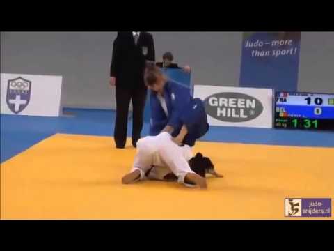 Judo 2014 European Championships Cadets Athens: Delieul (FRA) - Petit (BEL) [-40kg] final