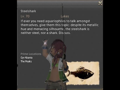 FFXIV Stormblood Fishing Leves - Blood in the Water
