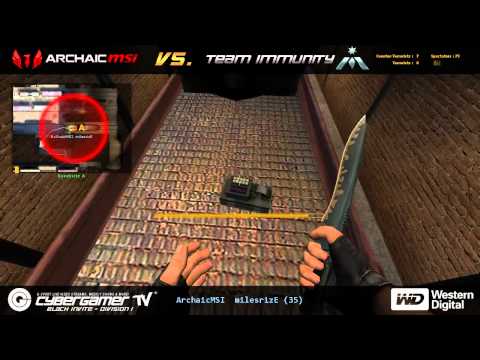 CyberGamerTV CG-i CS:S - ArchaicMSi v Immunity [Round 5]
