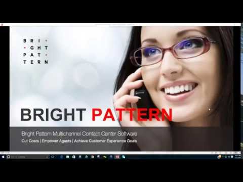 Bright Pattern Call Center Software Product Demo 7-21-16