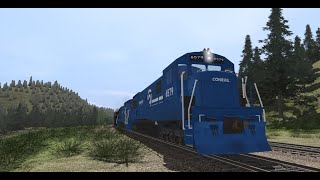 TRS19 - Chasing The Conrail Coal Train On Scar Hills Subdivision