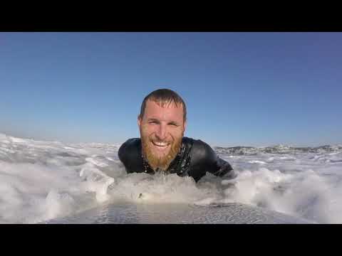 FayDay - SURFING HUMBERTO. Long Island, NY.