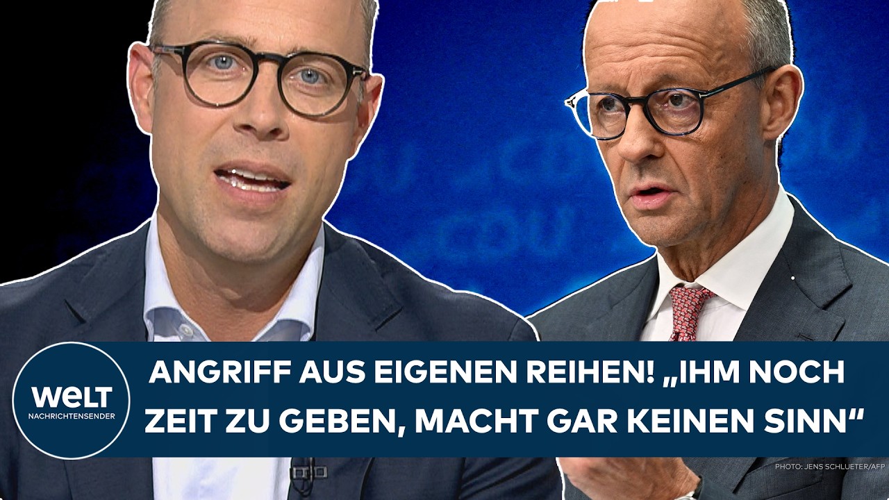 MERZ-ANGRIFF AUS CDU: "Ihm fehlt die emotionale Intelligenz, zu verstehen, was im Land passiert!"