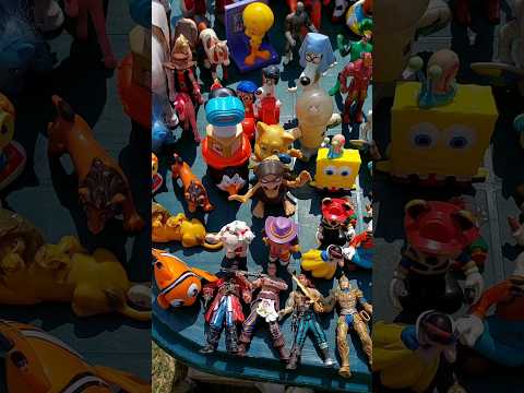 Vamos a BUSCAR JUGUETES en el TIANGUIS! #shorts #tianguis #bootlegs #mariobros #juguetes