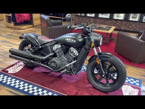 Walk-around & features of the 2023 Indian Scout Bobber ABS Black Smoke