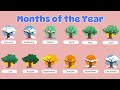 Learn Months Of The Year For Kids Fun Calendar Learning Educational Video For Toddlers