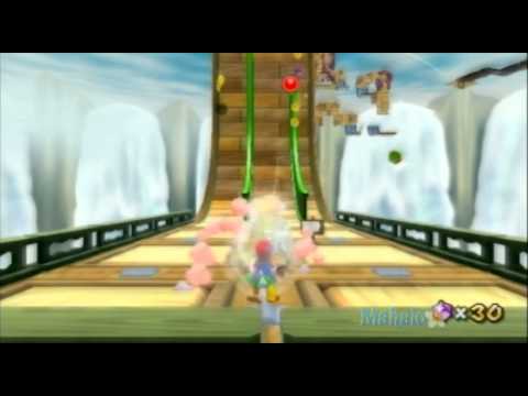 Super Mario Galaxy 2 Walkthrough - Hightail Falls Green Star 3 - Star 144
