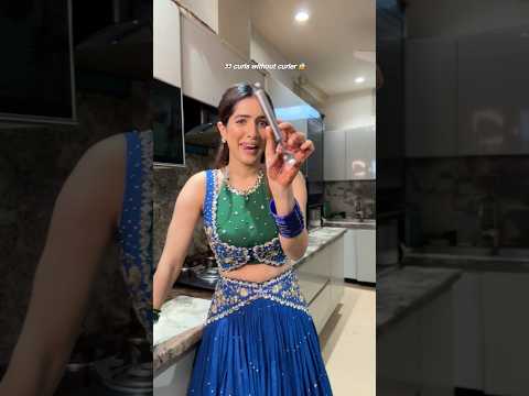 Teachnalogisaaa🤯 #easycurls #haircurs #viralhacks #trending #hairstyletutorial #lehngas #wedding