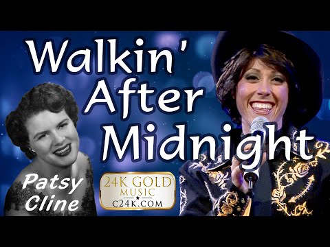 WALKIN' AFTER MIDNIGHT - 24K Gold Music- Patsy Cline COVER Artist- 50s Oldies Country - Live Concert