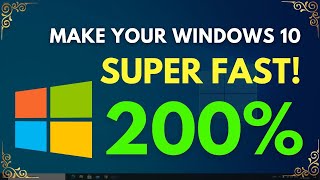 How to speed up Your Windows 10 & Make  4GB RAM Laptop Faster Quickly [2022]