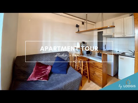 Apartment Tour // Furnished  14m2 in Paris – Ref : 1117315