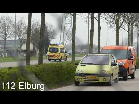 A1 2x Ambulance en Rapid responder met spoed vanaf post Zwolle