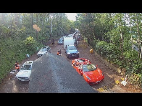 Brooklands' Auto Italia 2019 - Video 1 Time lapse video of cars arriving.