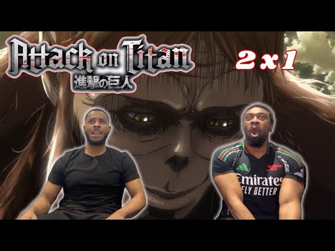 BEAST TITAN!! FIRST TIME WATCHING ATTACK ON TITAN Season 2 Episode 1 REACTION!!