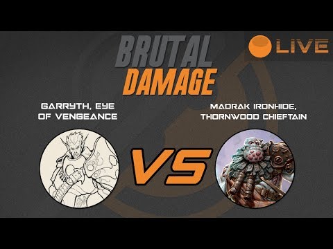 Brutal Damage Weekly Warmahordes - Garryth2 vs Madrak1