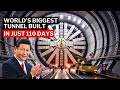 How China Built The World S Largest Underwater Tunnel In Just 110 Days