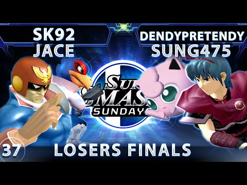 SSS 37 - SK92 & Jace (Blue) Vs. DendyPretendy & SUNG475 (Red) SSBM Losers Finals - Smash Melee