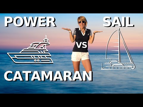 POWER vs SAIL CATAMARAN Pros & Cons / Liveaboard Charter Sailing Yacht Tour Motor Boat Comparison