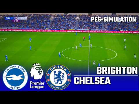 Brighton & Hove Albion vs Chelsea | English Premier League | PES 21 Simulation