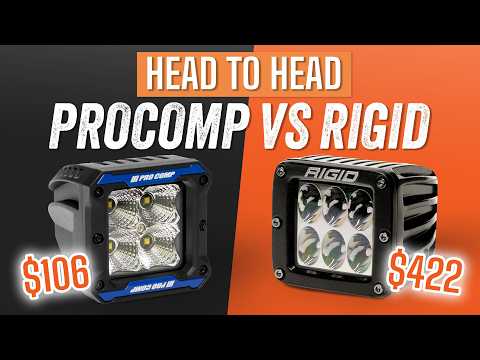 Pro Comp vs. Rigid Pod Lights – Budget vs. Premium LED Pod Light Showdown!