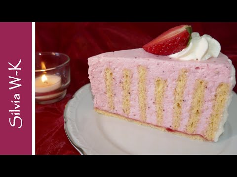 Wickeltorte mit Erdbeeren / Erdbeertorte