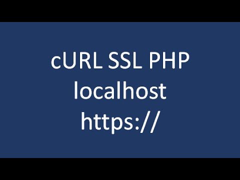 cURL error 60: SSL certificate problem: unable to get local issuer certificate