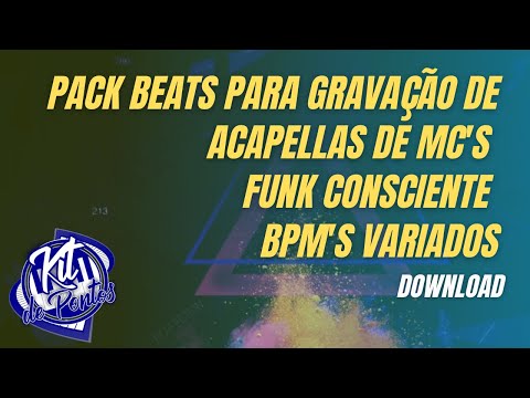 BEATS PARA GRAVAÇÃO DE ACAPELLAS DE MC'S - FUNK CONSCIENTE