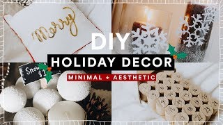 DIY Christmas Room Decor + GIVEAWAY! Cheap + Aesthetic Holiday Decorations // Lone FOx