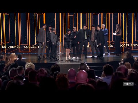 Gala Adisq 2022 - Les Cowboys Fringants (Remise du Felix "Album De L'année Succès Populaire")