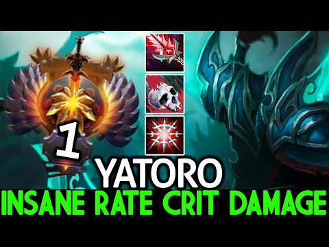 YATORO [Phantom Assassin] Top 1 Rank 12K MMR Insane Rate Crit Dota 2