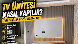 Lambiri Tv Ünitesi Nasıl Yapılır?