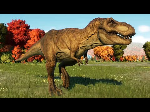 Jurassic World Evolution 2 - Tyrannosaurus Rex Gameplay (PS5 UHD) [4K60FPS]