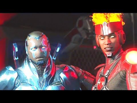 Injustice 2 (iOS) - Walkthrough Part 9 - Story Mode: Chapter 6  (Blue Beetle & Firestorm)