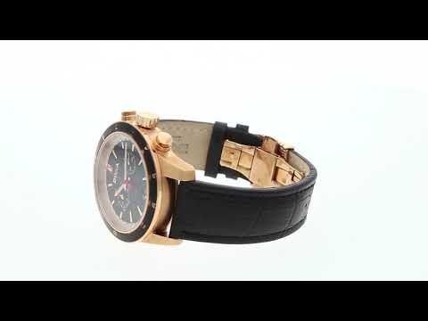 Doxa Grancircuit Gent Chrono Big-Date Rose Gold PVD 140.90.101.01 Zegarek / Watch 360