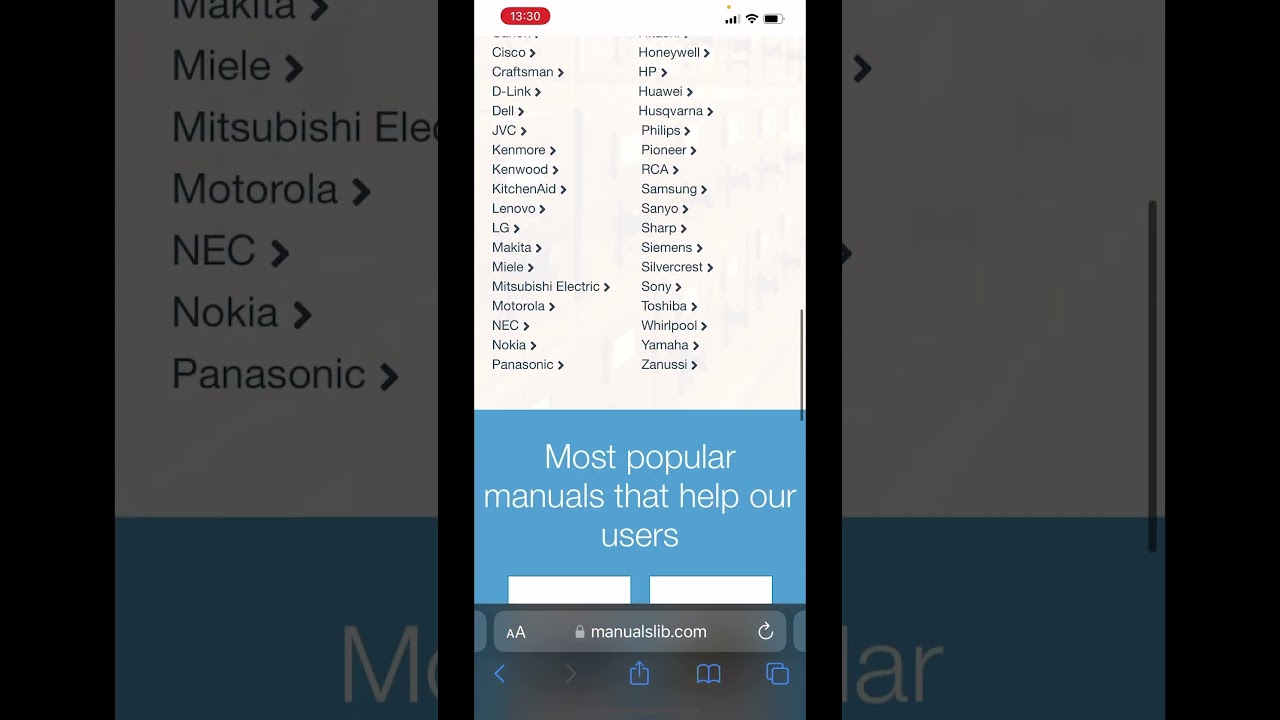 This Website Archives All Products Manuals For Free - Find & Download #library #tips #manual #list