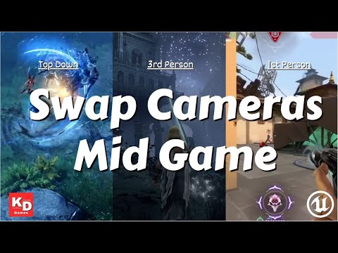 Switch Cameras MID GAME ThirdPerson/FirstPerson/TopDown | Unreal Engine 5