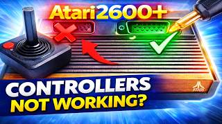 My Atari 2600 Plus Joystick Ports BROKEN! Was it an EASY FIX?