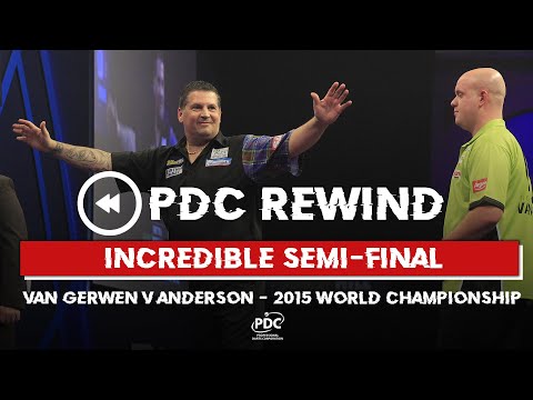 BRILLIANT SEMI-FINAL! Anderson v Van Gerwen | 2015 World Championship Semi Final