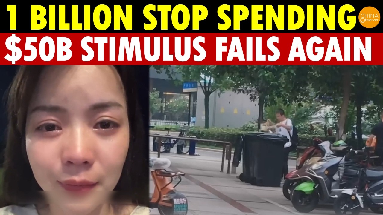 China’s Consumption Crisis: 1 Billion Stop Spending, $50B Stimulus Can’t Save Economy