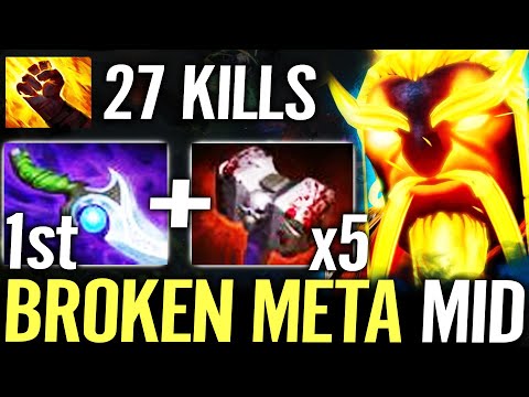 🔥 Ember Spirit Diffusal is 100% BROKEN — NEW META MID x5 Strike 27kills Master Build Dota 2 Pro