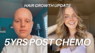 5 YEAR POST CHEMO HAIR GROWTH UPDATE | Hair Growth Journey