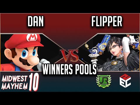 Midwest Mayhem 10 WINNERS POOLS - Dan (Mario) vs Flipper (Bayonetta)