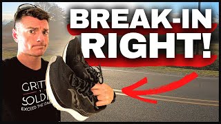 How to Break in New Running Shoes and Tie a Heel Lock