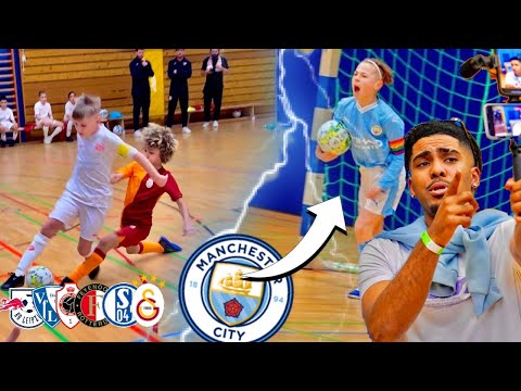 U11 AUSNAHME TALENTE von GALATASARAY,MAN.CITY,SCHALKE und Co. Rasieren beim Hallenturnier 🔥😱🌎