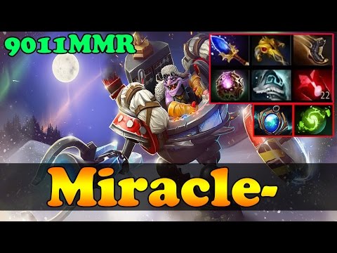 Dota 2 - Miracle 9000 MMR Plays Timbersaw vol 9 - Ranked Match Gameplay