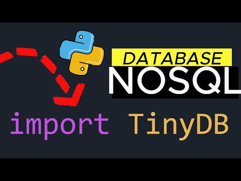 Nosql Database In Python With Zero Setup Tinydb Tutorial For Beginners
