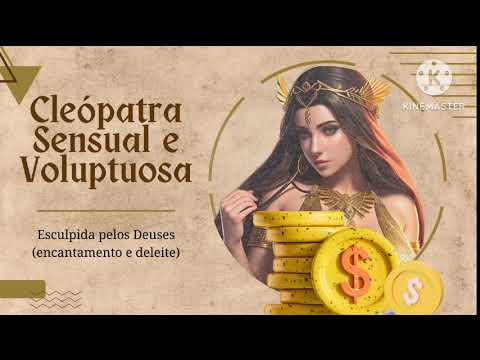 Cleópatra Sensual e Voluptuosa Esculpida pelos Deuses (encantamento e deleite)